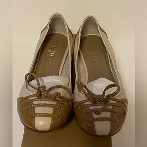 Cole Haan Women's Brown and Cream Loafers